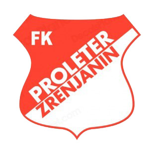 FK Proleter Zrenjanin soccer team logo listed in soccer teams decals.