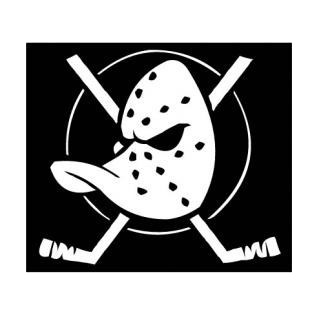 Mighty ducks invert logo famous logos decals, decal sticker #173
