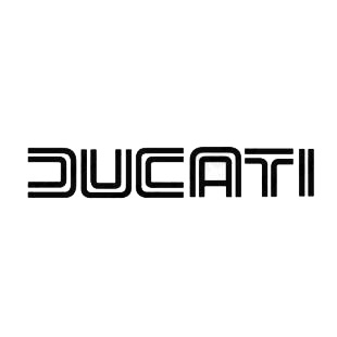 Ducati logo famous logos decals, decal sticker #2675
