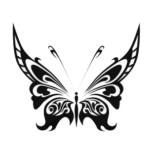Butterfly butterflies decals, decal sticker #4099
