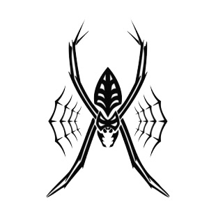 Black widow tattoo spiders decals, decal sticker #6598