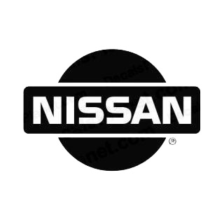 Nissan logo famous logos decals, decal sticker #857